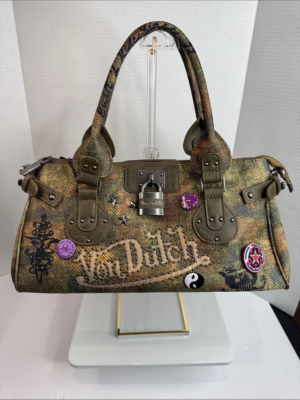 VIRAL VON DUTCH BREE HANDBAG-Green NEW